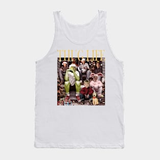 Cartoon Christmas Thug Life, Movie Character, Thug Life Xmas, Thug Life Merry Christmas, Vintage Movie Thug Life Tank Top